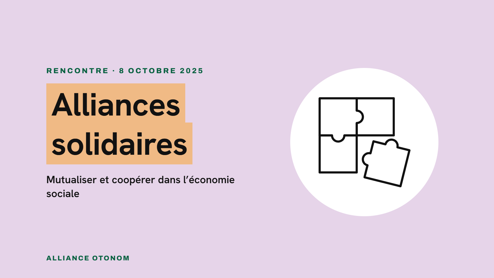 Alliances solidaires : une journée pour mutualiser et coopérer